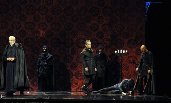Simon Boccanegra- Teatro La Fenice di Venezia, 2014- Giacomo Prestia as Fiesco nelle stanze di Fiesco