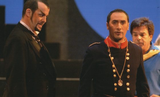 Mefistofele Pisa 2016 - Regia Stinchelli Enrico- Prestia Giacomo in the title role, roledebut - mezzo busto