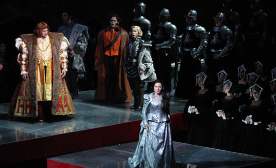 Giacomo Prestia in Anna Bolena - Palermo 2008- with Mariella Devia