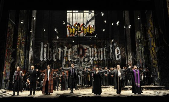 I Masnadieri- Prestia as Moor father- Napoli - curtain call